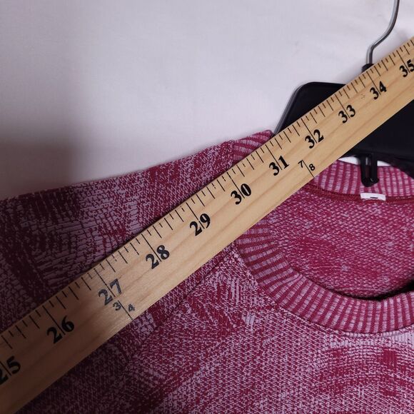 Lululemon Rest Less Pullover 6 Red Marble Swirl Stratum Overlay - Picture 9 of 10